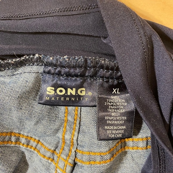 S.O.N.G. Maternity Jean Shorts XL (JW) - Picture 4 of 7